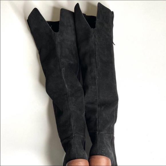 MADEWELL Over The Knee Suede Leather Boots - Picture 15 of 16